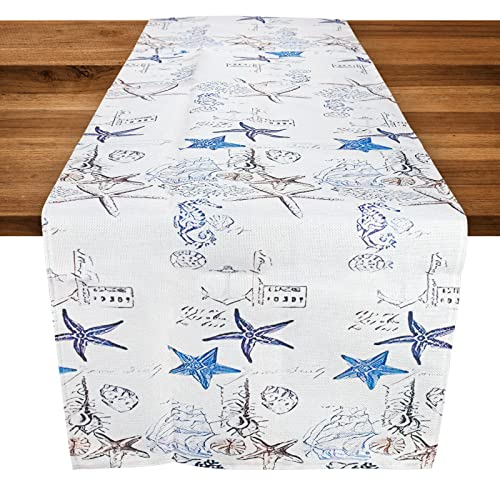 Herbst-Tischläufer Mit Kürbis & Ahornblatt Motiv | 33x229 Cm | Aus Weichem Polyester