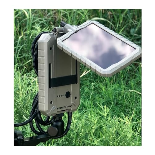 Stealth CAM Durable Sol-Pak Solar Battery Pack, 12V Solar Power Panel, Rechargeable Battery & 10ft Insulated Cable, Compatible with All Wireless/Cellular Trail Cameras - 3000 mAh