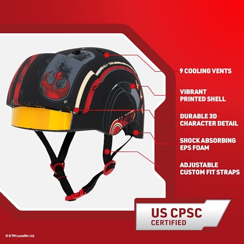 Image of Bell Star Wars Child 3D Adjustable Multi-Sport Helmet (50-54 cm) Kids 5 and up