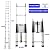 Telescoping Ladder Aluminum Extension Ladder with Roof Hooks 20FT Portable Telescopic Ladder Collapsible Ladder for RV 2 Detachable Hooks Folding Attic Ladder for Home Outdoor 330lb Capacity