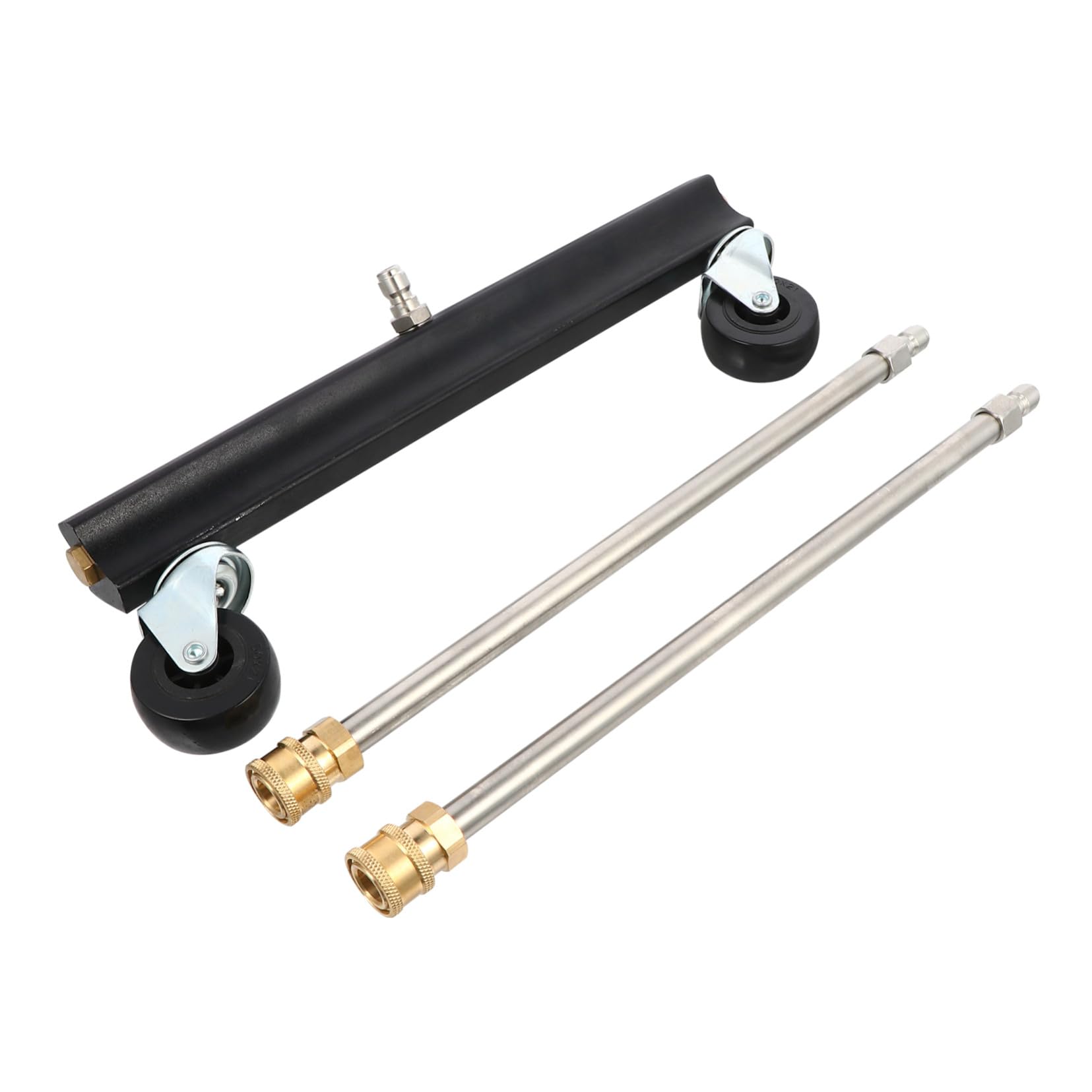 iplusmile Limpiador de Chasis con Rodillo y Conexión Rápida Cepillo para Hidrolavadora de Alta Presión Extensión para Limpieza Eficaz de Partes Inferiores de Vehículos Práctico y Ergonómico