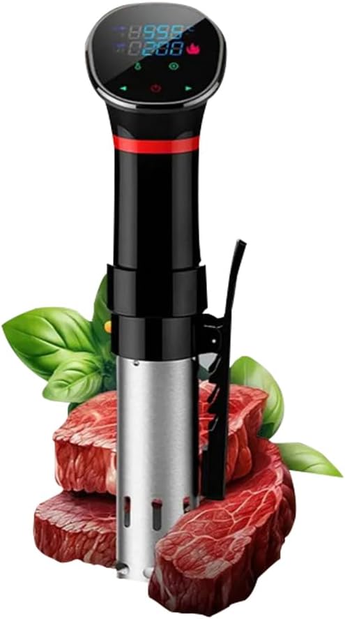 Sous Vide Precision Cooker Machine,1100W Waterproof Thermal Immersion Circulator with Indicator Light & Full Touch Screen Control, for Restaurant, Home, Camping