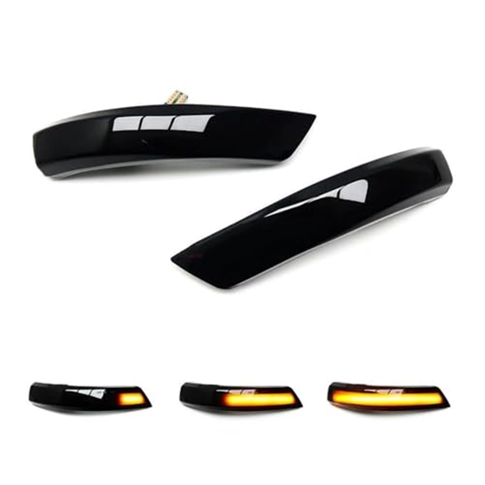 Dla Focus, 2 3, dla Mk2, dla Mk3, dla Mondeo, dla Mk4 dynamiczny kierunkowskaz LED boczny kierunkowskaz w lusterku lampa migająca Światło kierunkowskazu samochodowego
