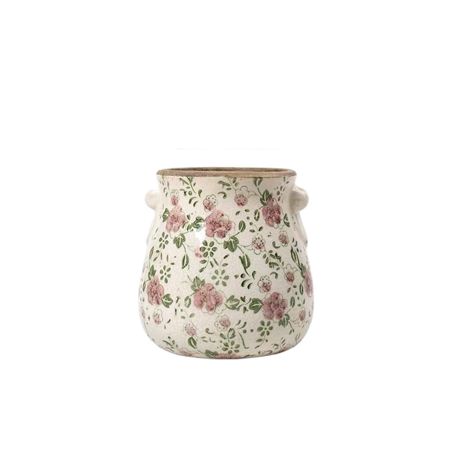 Doniczki dla roślin kreatywne vintage postarzana glazura lodowa pokryta ceramiczną doniczką prezenty dla miłośników roślin