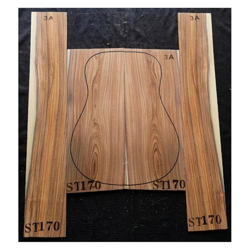 ギター製作用木材 ローズウッド ギター バック サイドボード 製作 素材 パーツ アクセサリー(170)