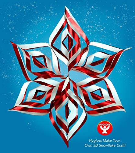 Hygloss Products Metallic Foil Paper Sheets - 8 Assorted Colors, 8 1/2 X 10”, 24 Sheets #TOP4