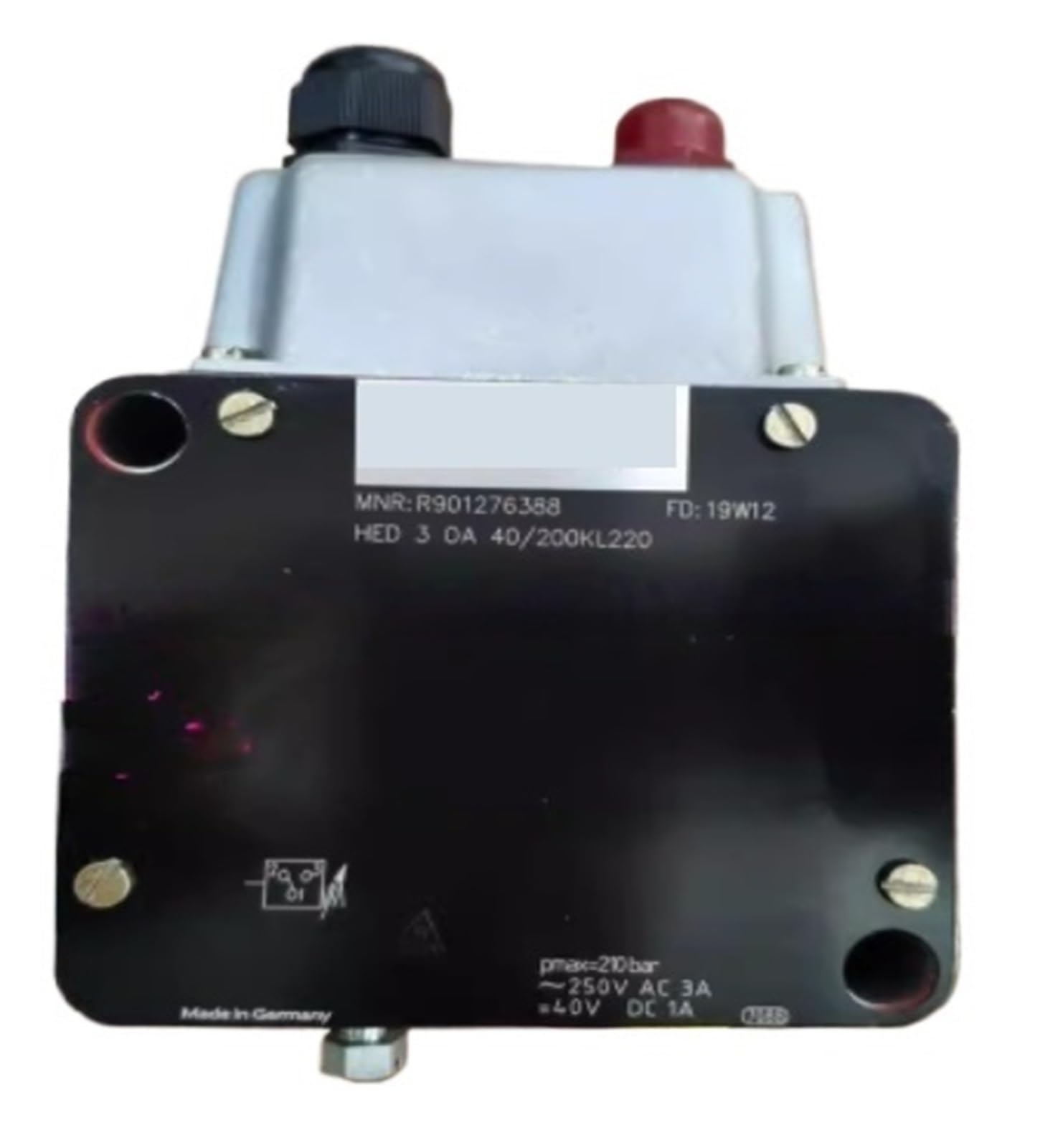 Pressostat R901276388 HED3OA4X/200KL220 pour régulation hydraulique industrielle