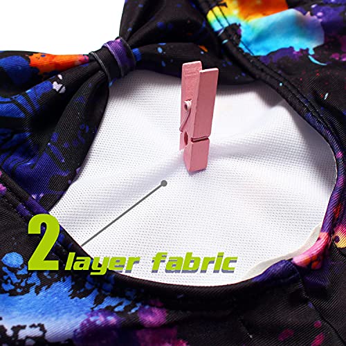 Image of MODAFANS Leotards for Girls Gymnastics with Shorts Dance unitards Tumbling Biketards with Hair Scrunchie for3-13T