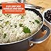 IMUSA 3.2qt Charcoal Aluminum Nonstick Caldero with Glass Lid, Black