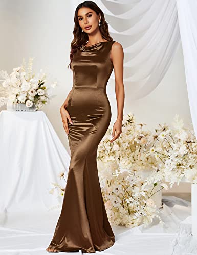 chinese dress ladies MUXXN Women's 30s Brief Elegant Mermaid Evening Dress