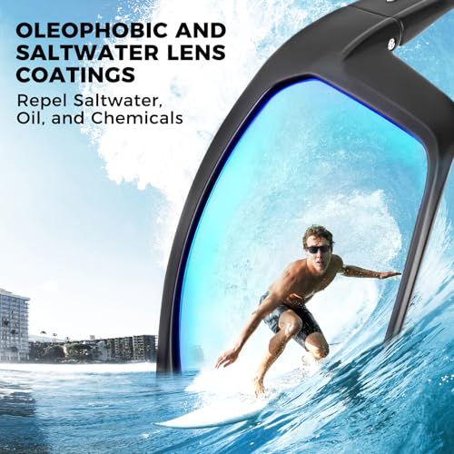 image for KastKing Huzzah Polarized Sport Sunglasses for Men and Women, Ideal fo