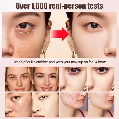 Image of 2 in 1 Korean Luxury Anti-Wrinkle Foundation Stick,Long-Lasting Double Head Foundation Make Up Stick with Brush,Waterproof Concealer & Cream Base Makeup for All Skin Types (Natural, 1 PCS)