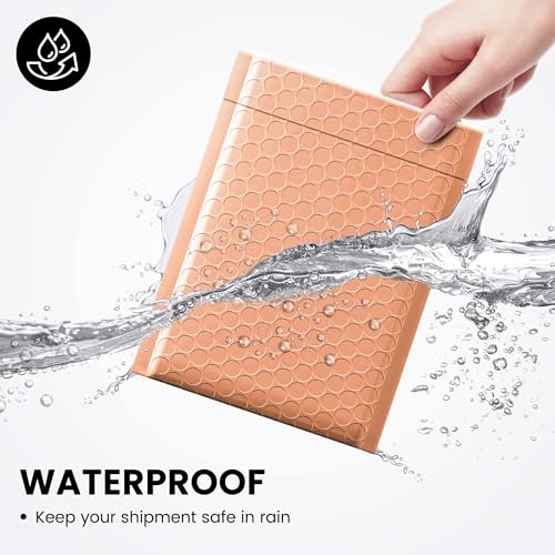 Image of Fuxury Bubble Mailer 6x10 inch 600 Pack Bubble Mailers Usable Size 6x9 inch Shipping Padded Envelopes Self Seal Mailing Envelopes Bubble Padded for Mailing,Packaging, Small Business,Boutique,Bulk #0, Peach