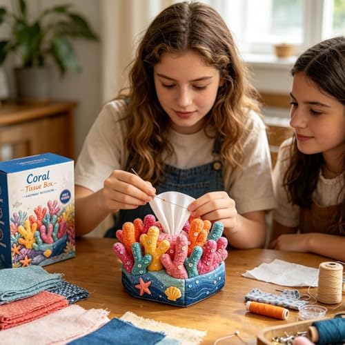 Kit DIY pañuelos animales acolchado con piezas precortadas para manualidades en casa 3