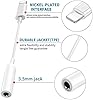 2 Pack Headphones Adapter, 3.5 mm Headphone/Earphone Jack Audio Aux Adapter Dongle Compatible with iPhone 14 13 12 11 Pro XR XS Max X 8 7 6s Plus