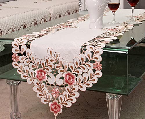 Chemin de table de Noël anti-pli grand format pour protéger table bois repas - 6
