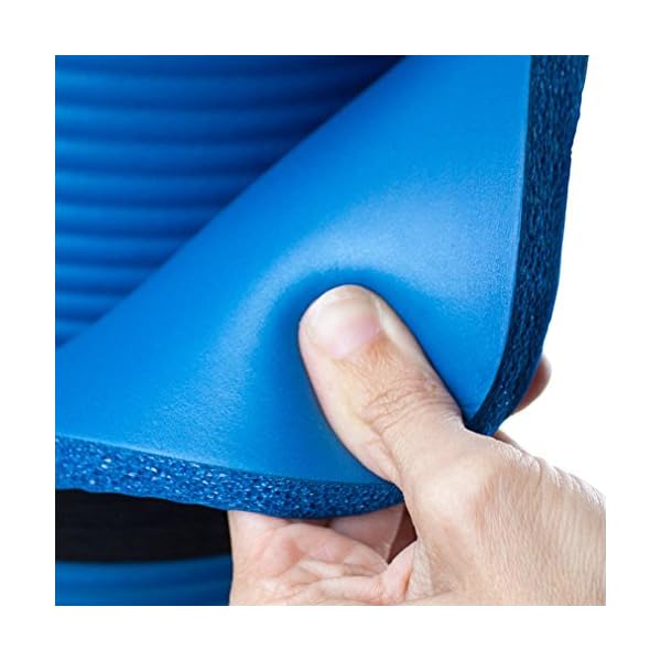 Crown Sporting Goods 3/4-Inch Extra Thick Yoga Mat with No Stick Ridge - Image 4