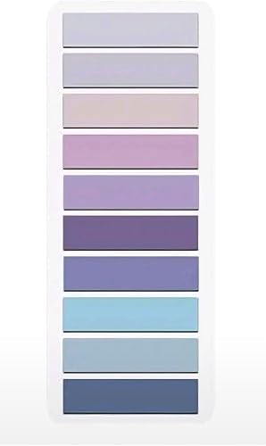 Pastel Book Tabs, Multicolor Page Markers, 8cm x 16cm, Writeable Sticky Notes for Books and Planners (C)