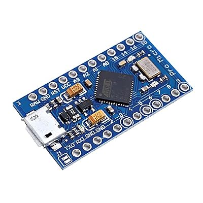 Teyleten Robot Pro Micro Atmega32U4 5V 16MHz Module Board Micro USB Pro Micro Development Board Microcontroller 3pcs