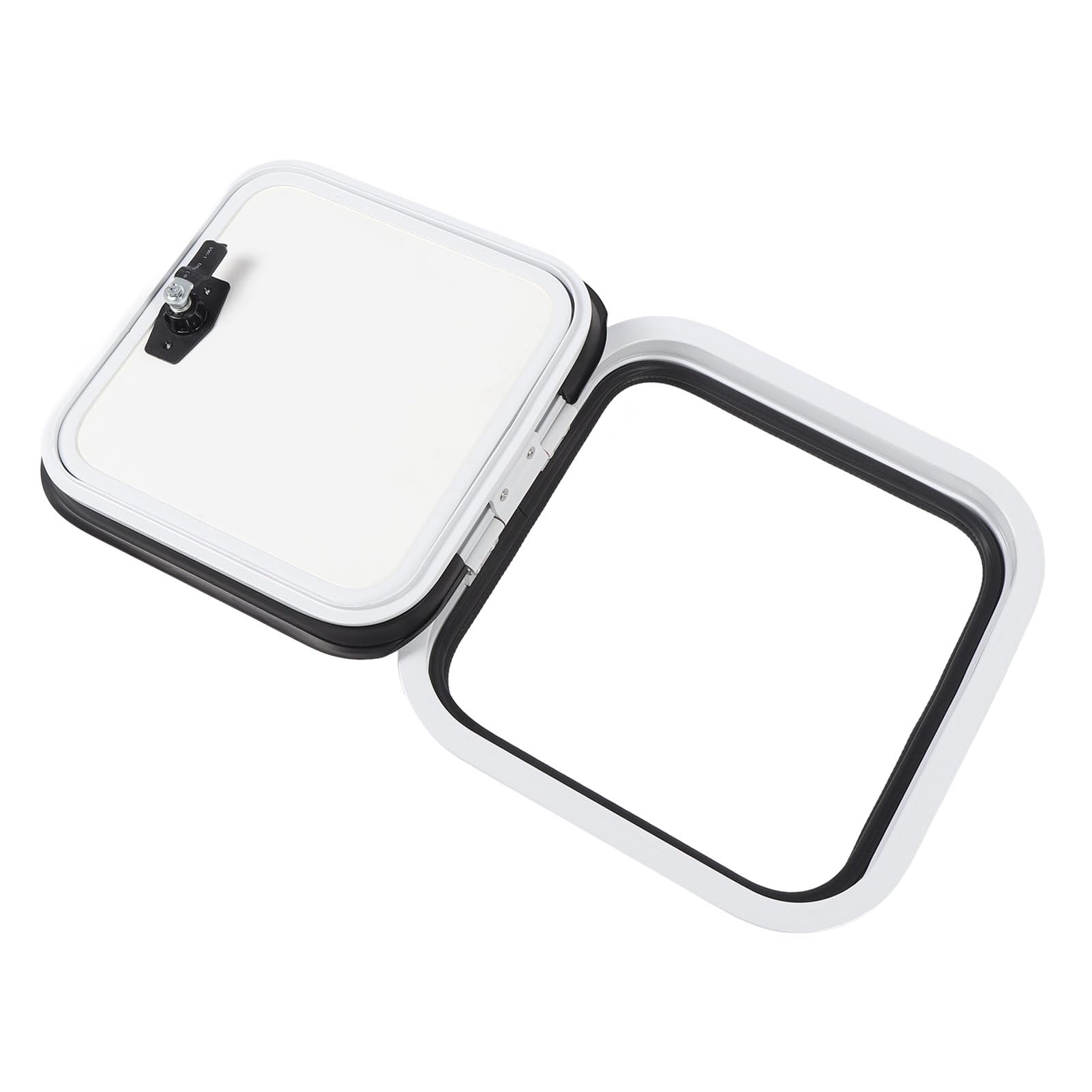 Aramox Porte d'accès pour Camping-car, Cadre en Alliage d'aluminium Robuste 14X14 Pouces avec Verrouillage sécurisé pour Camping-cars et Remorques de Voyage
