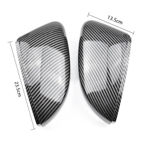 Couvercle boîtier rétroviseur 6R 6C 2010-2017 coque rétroviseur extérieur carbone - 3