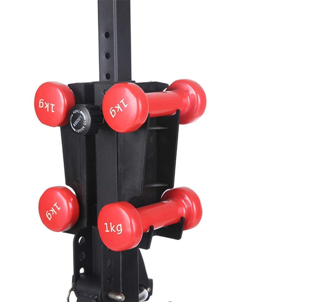 Vertical Climber Home Gym, Climbing Machine Cyclette, per Home Body Trainer Stepper Cardio, Allenamento Allenamento Impugnature Antiaderenti Gambe Braccia Addominali Polpaccio