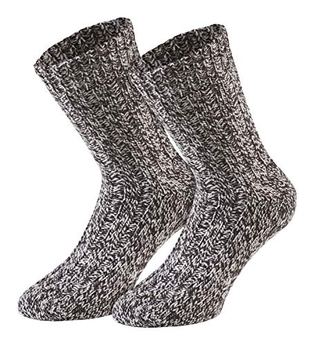 Tobeni 4 paar Noorse sokken, voorgewassen wol, winter, uniseks - Afbeelding 4