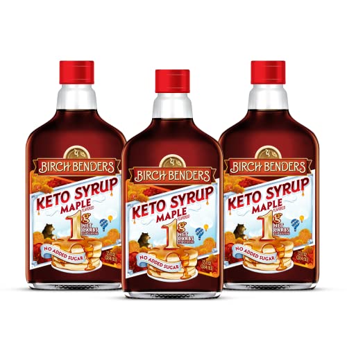 Classic Maple Keto CarbFriendly Syrup 3 Pack by Birch Benders Keto