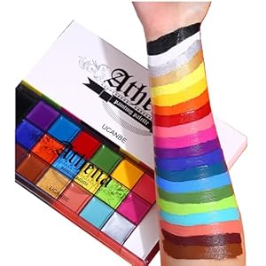 20 kleuren gezichtsbeschildering, olie, veilig voor kinderen en volwassenen, flash tattoo-schilderen, kunst, Halloween party make-up kostuum professionele schoonheidsspalet