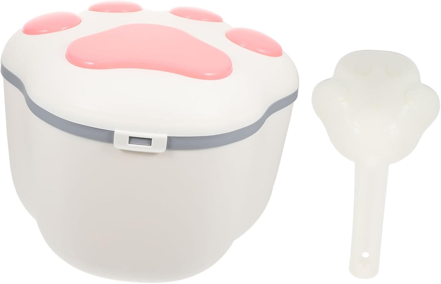 Milisten Cat Food Storage Box Sealed Pet Food Bin Grain Container Practical Pet Supplies for Kitchen Home Use Smooth Design