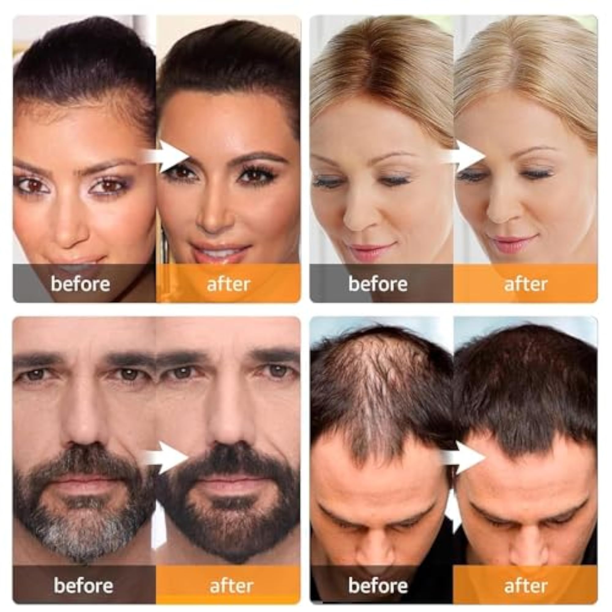 Hair Color Comb Stick, Waterproof Grey Coverage for All