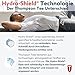 Men's Sweatproof Undershirt - Cotton Crew Neck T-Shirt with Underarm Sweat Pads - Original Fit - Aluminum-Free Alternative - White - Medium
