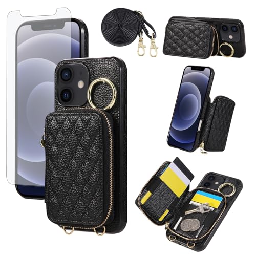 Coque iPhone 12 Mini avec lanière bandoulière pour vos sorties
