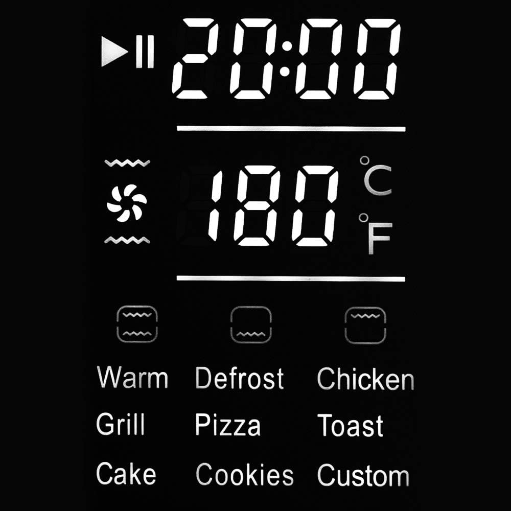 Close-up of GASTROBACK Mini Oven digital control panel