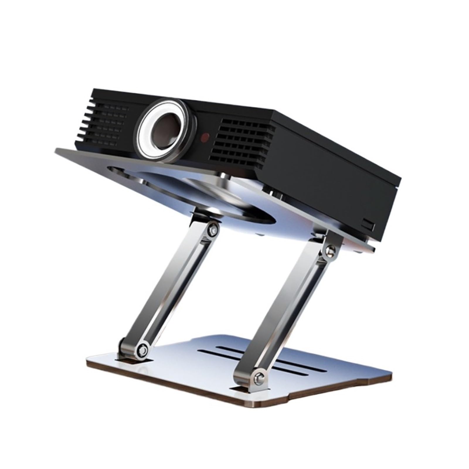 Support Videoprojecteur Support De Projecteur Pliable Et Facile À Installer, Idéal for La Maison Ou Le Bureau. Support Métallique. pour Le Bureau(Blue,Silver)