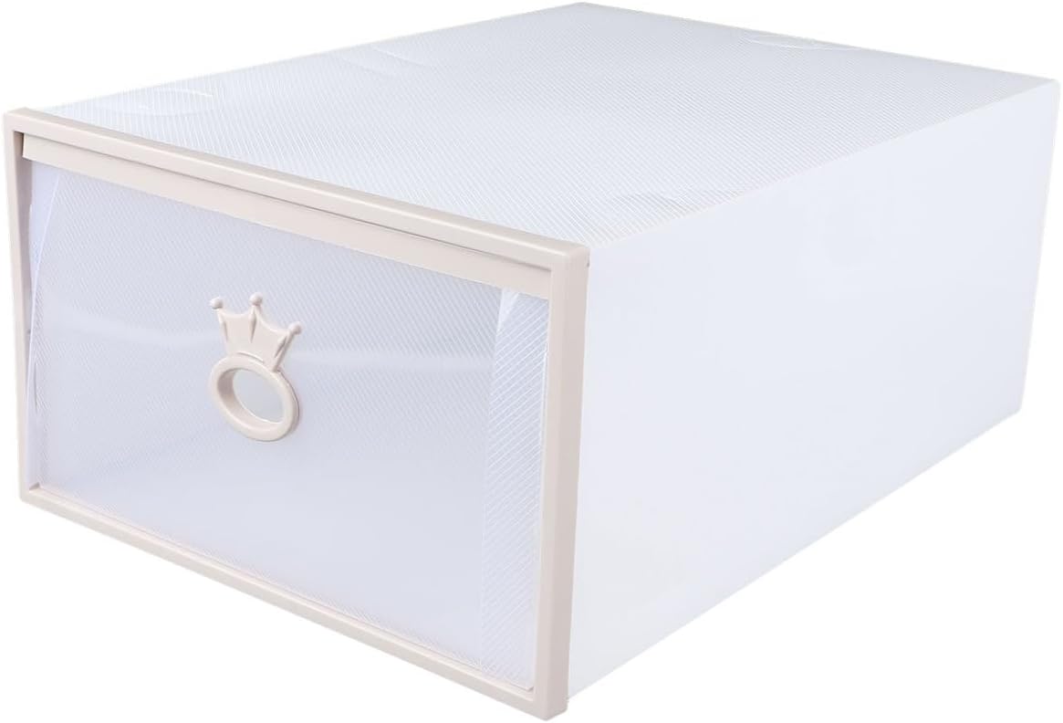 Alipis Box slipper Shoebox shoe drawer large size shoe cover Wardrobe container storage household plastic Organizer sandals to stack