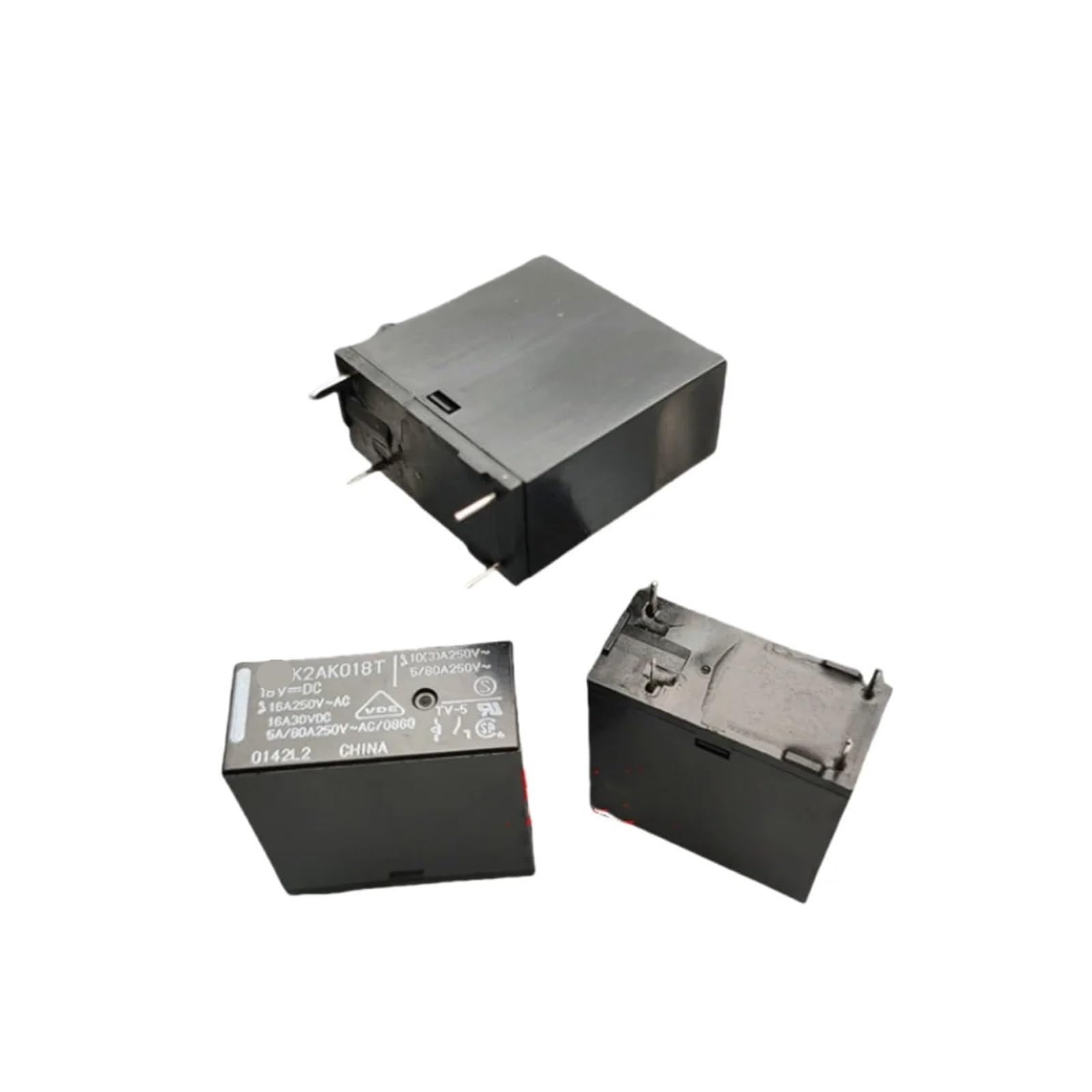 AARTERZZA 5pcs K2AK018T 18VDC Relay 4PIN 18V 16A 5A