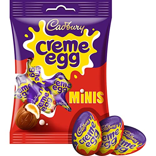 Cadbury Creme Egg Minis, perfekt für Ostern, Milchschokoladenei gefüllt mit Fondant, 78 g (1 Stück)
