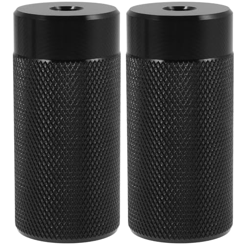 Milisten 2pcs Detachable Folding Bike Pegs Sturdy -Skid Scooter Pegs for Mountain and Road Wear-Resistant Rear Foot Pedals Non-Slipping Grooves Compact Design for Easy Replacement