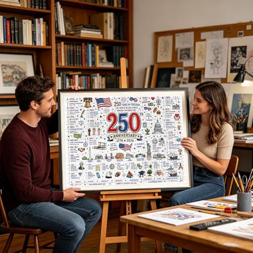 Puzzle de 1000 piezas educativo e histórico América 250 para escuela y aula 2