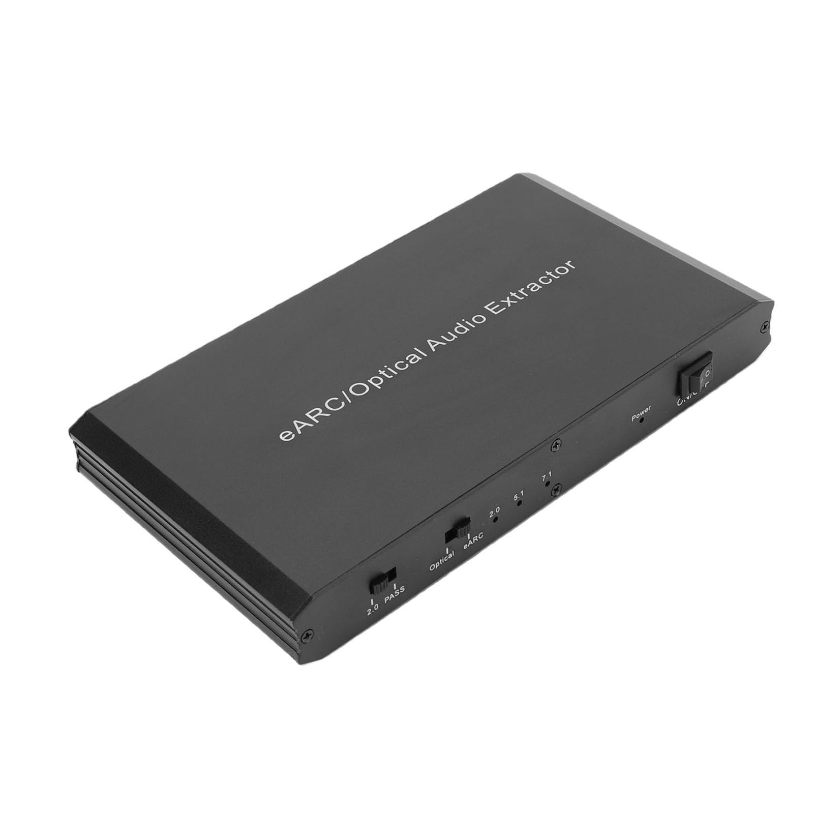 Gugxiom Extractor de Sonido óptico EARC Adaptador DAC de 192 KHz Convertidor de Audio óptico HDMI ARC a 3,5 Mm para de Altavoces de TV 7.1 Cine en Casa de 5.1 Canales
