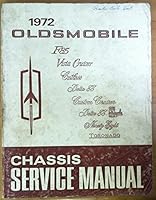 1972 Oldsmobile Chassis Service Manual B002RT5R8M Book Cover