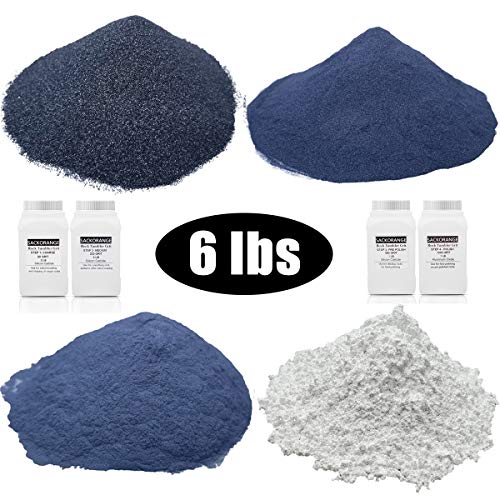 Tonmp 6 Pounds Rock Tumbler Refill Grit Media Kit (4 Polishing Grits)| 4-Steps