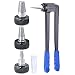 Yescom PEX Expansion Tool Kit Tube Expander with 1/2" 3/4" 1" Expander Heads Hard Carry Case