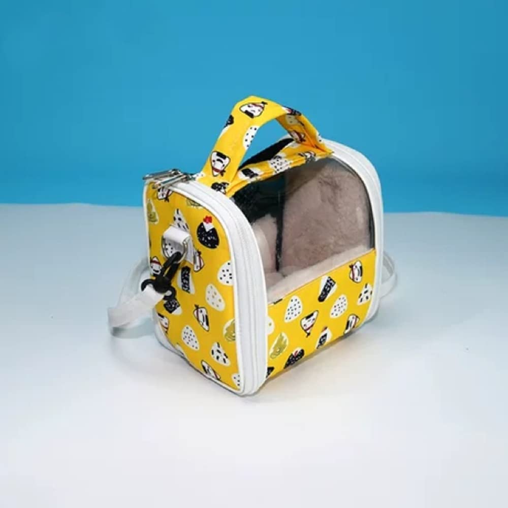 Vogelkäfige Warm Pet Vogel Träger Leichter Papageikäfig Tragbar mit Plüsch Zuckergleiter Rucksack Hamster Tasche for Kleintiere Zubehör(A,H)
