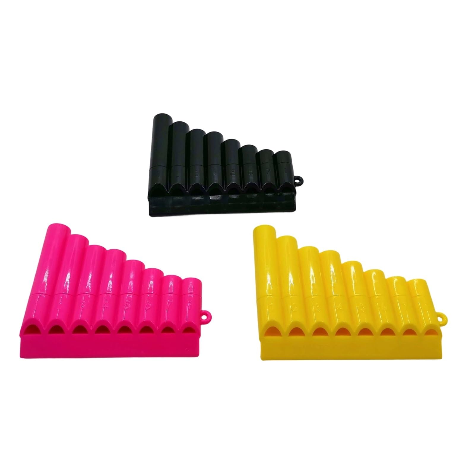 Flauto Di Pan Per Principianti Flauti Di Pan In Plastica Per Esercitazioni Musicali Educazione Precoce E Mini Didattici(Yellow)