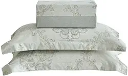 Jogo de Lençol Casal 4 Peças Percal 300 Fios Roma Estampado (Reali)