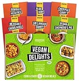 Spicentice Vegan Delights - 6 Authentic Plant Based Recipe with 100% Natural Premium Grade Spices, Seasoning & Herbs - Ideal Vegan Gift - Nut Free