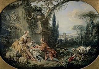 The Den Or Charmes Of Rural Life Le Nid Ou Charmes De La Vie Champetre Francois Boucher (1703-1770 French) Musee du Louvre Paris France Poster Print (24 x 36)