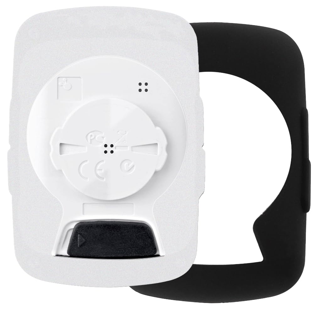 Funda TPU Garmin Edge 500 pack de 2 carcasas protectoras flexible blanco y negro 8